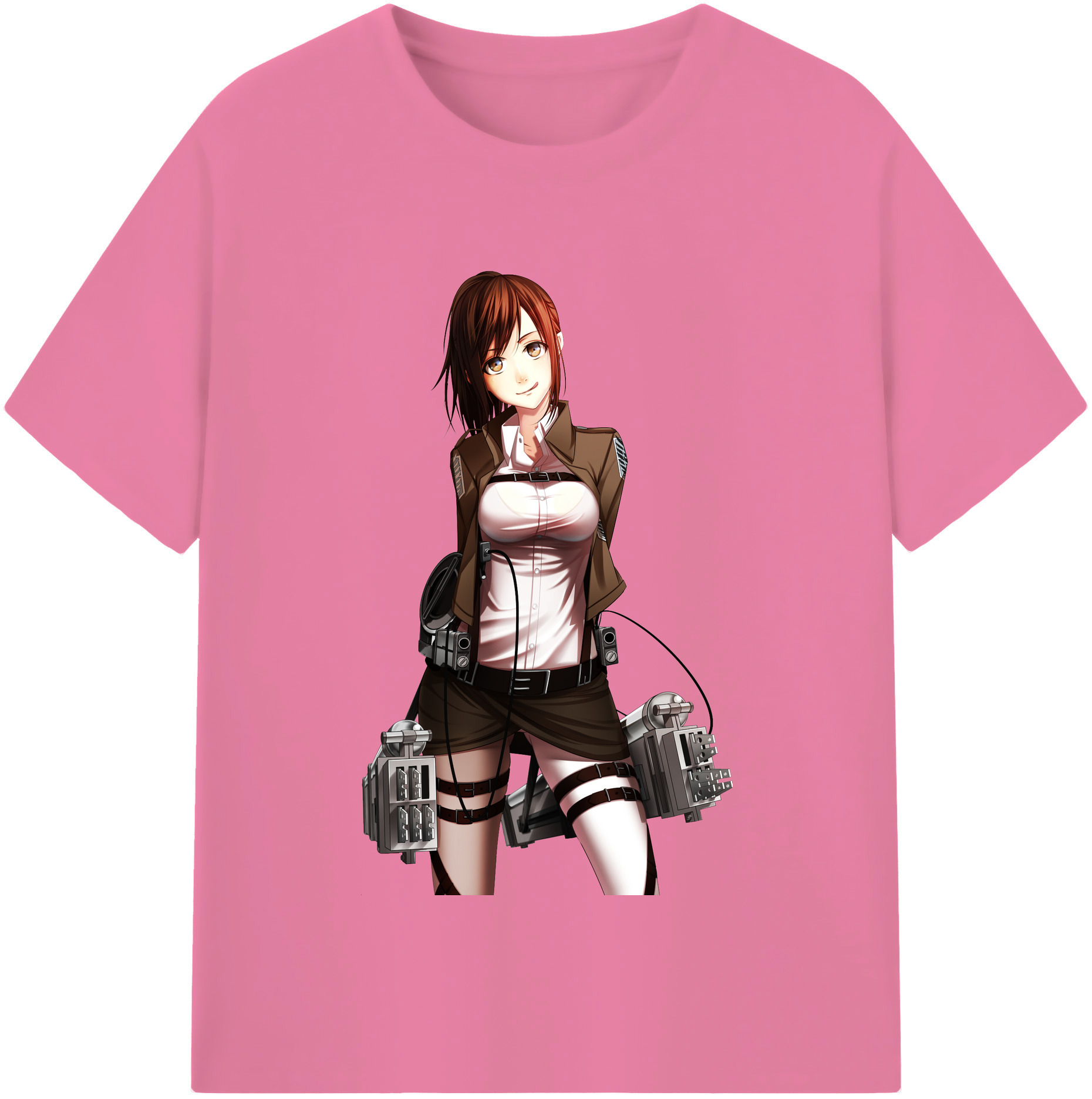 （画像用） 進撃の巨人 サシャ·ブラウス Attack on Titan Sasha Blaus 綿100％半袖Tシャツ（フロントプリント）